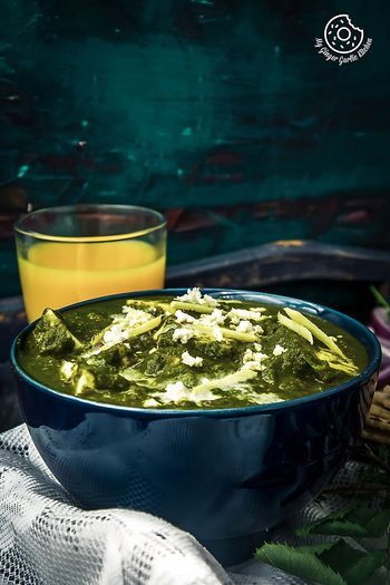 Image of Palak Paneer - Spinach and Indian Cottage Cheese Gravy