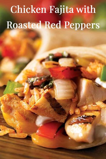 Image of Chicken Fajitas with Roasted Red Peppers