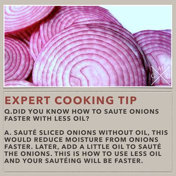 Image of DID YOU KNOW HOW TO SAUTE ONIONS FASTER WITH LESS OIL?