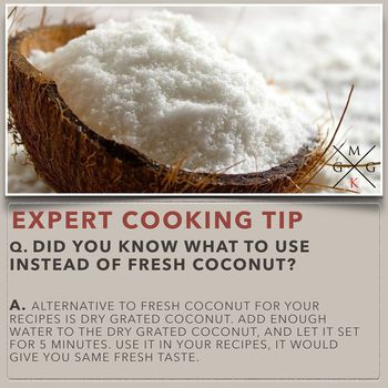 Image of What To Use Instead Of Fresh Coconut (Cooking-Tip)