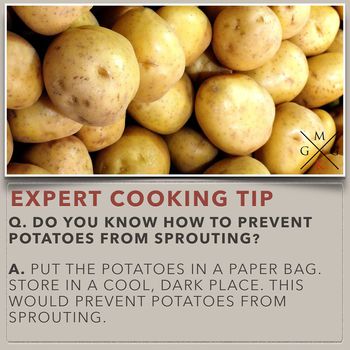 Image of Cooking tips – How To Prevent Potatoes From Sprouting