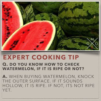 Image of Do you know how to check ripe watermelon?