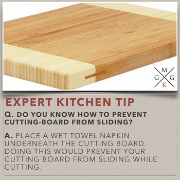 Image of How to prevent cutting-board from sliding (Kitchen-Tips)