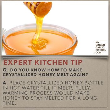 Image of How to make crystallized honey melt again (Kitchen-Tip)