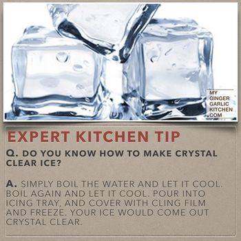 Image of Do you know how to make crystal clear ice?