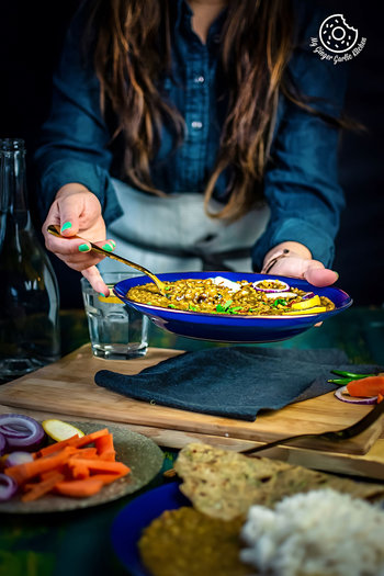 Image of Instant Pot Whole Green Moong Dal - Mung Bean Curry