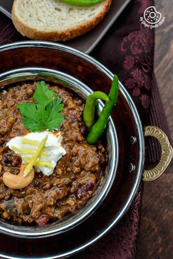 Image of 3 Bean Thick Dal Makhani - 3 Bean Curry