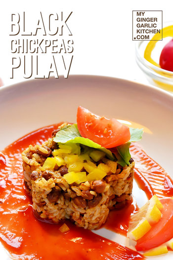 Image of Kala Chana Pulav – Exquisite Black Chickpea Brown Rice