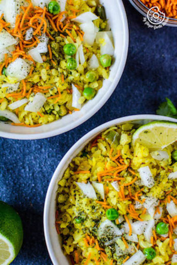 Image of Indori Poha Recipe – Beaten Rice Fry Recipe