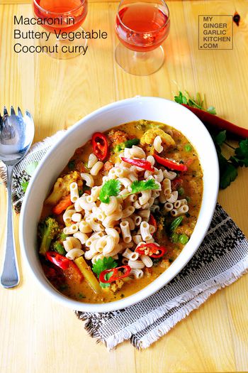 Image of One Pot Coconut Curry Pasta Recipe