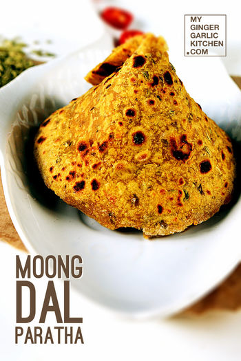 Image of Moong Dal Paratha – Green Split lentils Flatbread