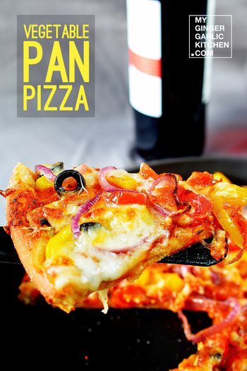 Image of Vegetarian Pan Pizza Recipe
