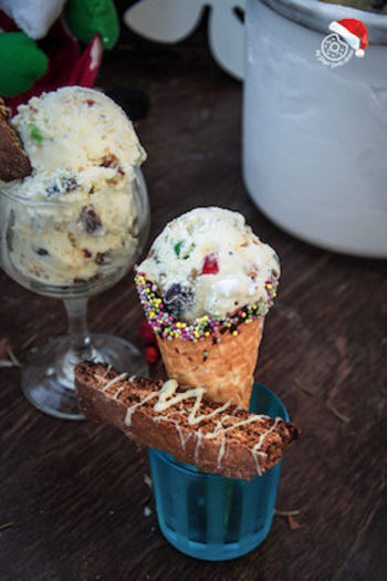 Image of Fruit and Nut Ice Cream - Praline And Cream Ice Cream