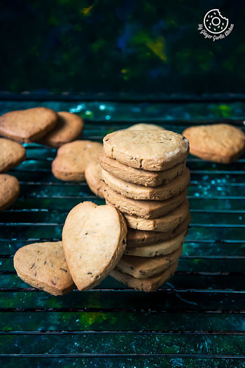 Image of Jeera Biscuits - Eggless Roasted Cumin Cookies Recipe