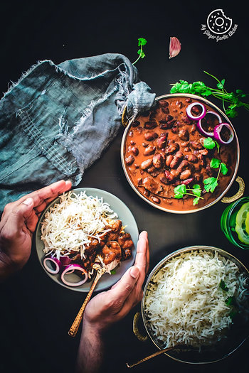 Image of Restaurant Style Punjabi Rajma Masala - Kidney Bean Curry