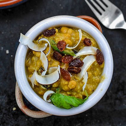 Bengali Cholar Dal - Split Bengal Gram Stew | My Ginger Garlic Kitchen