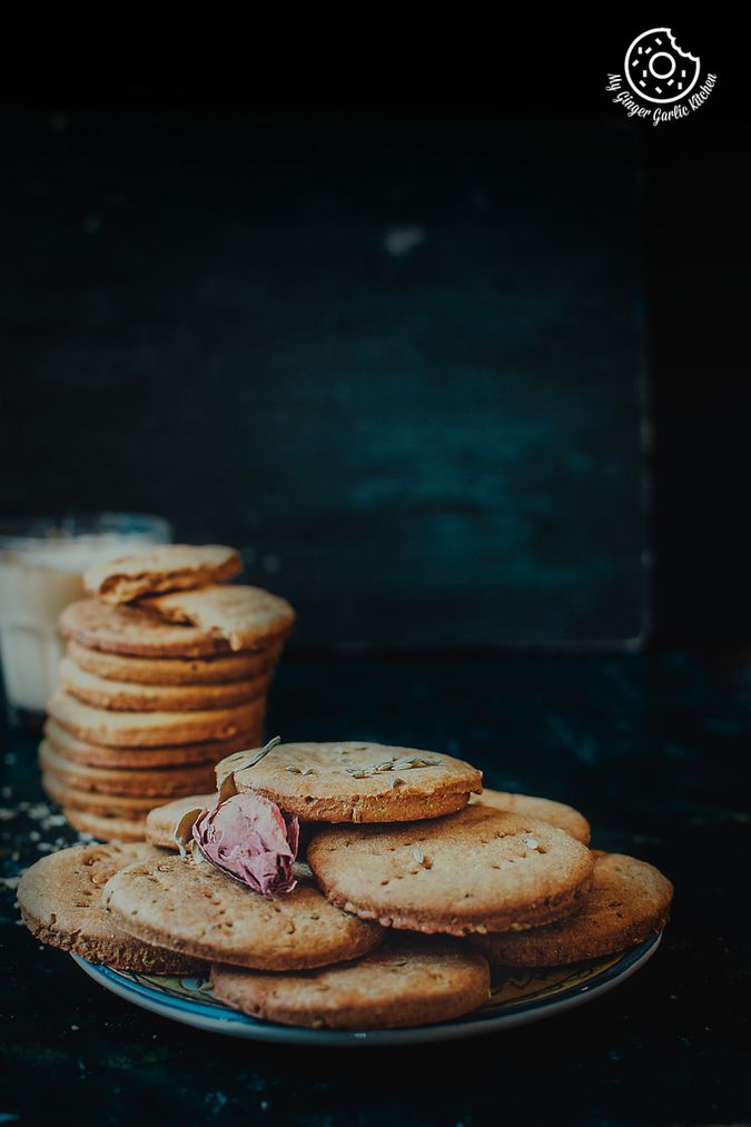 Jau Ki Papdi Recipe + Video Baked Spicy Barley Crackers (Crisps) My