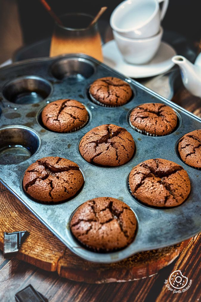 Image of 2 Ingredient Chocolate Muffins