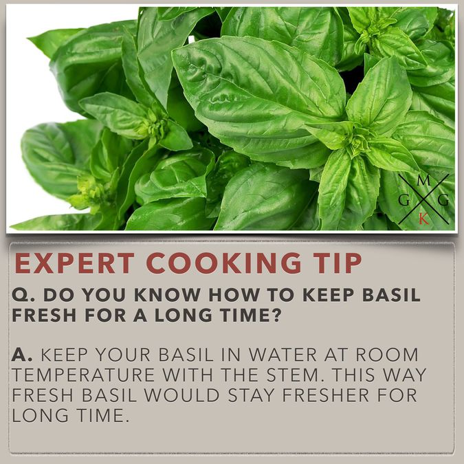 Do you know how to keep basil fresh? My Ginger Garlic Kitchen