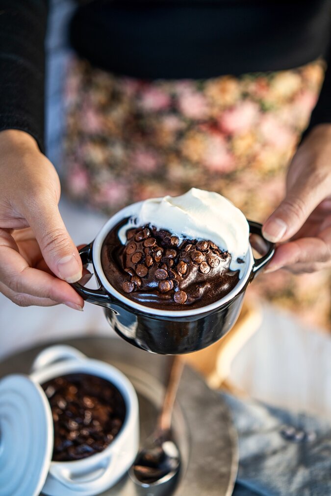 Image of Cottage Cheese Chocolate Mug Cake