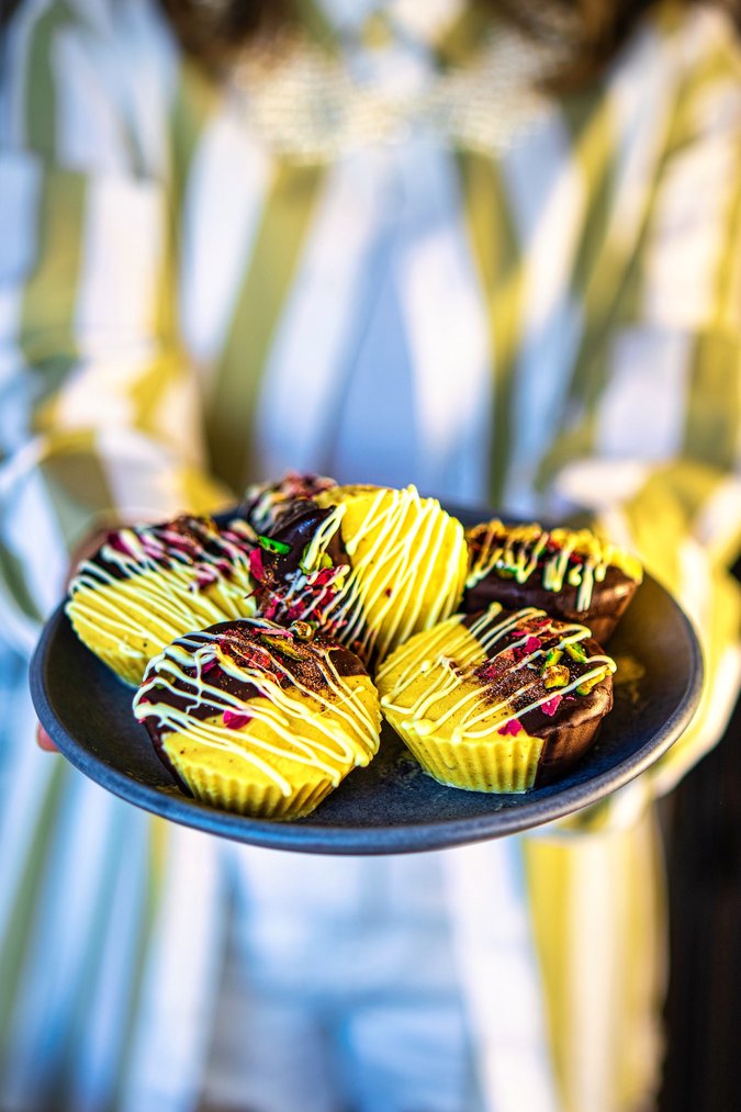 Image of Frozen Mango Lassi Bites
