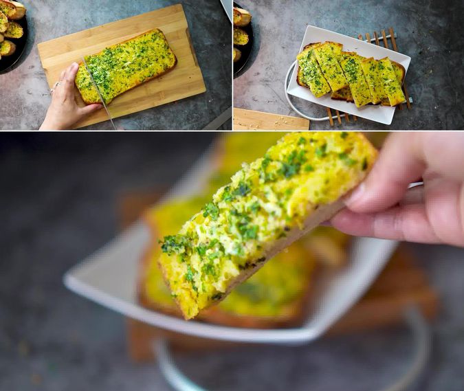 Garlic Bread Recipe How to Make Homemade Garlic Bread (Oven/NoOven