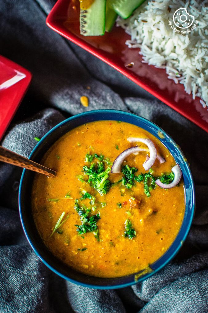 Masoor Dal Recipe Red Lentils (Instant Pot, Pressure Cooker, Pan