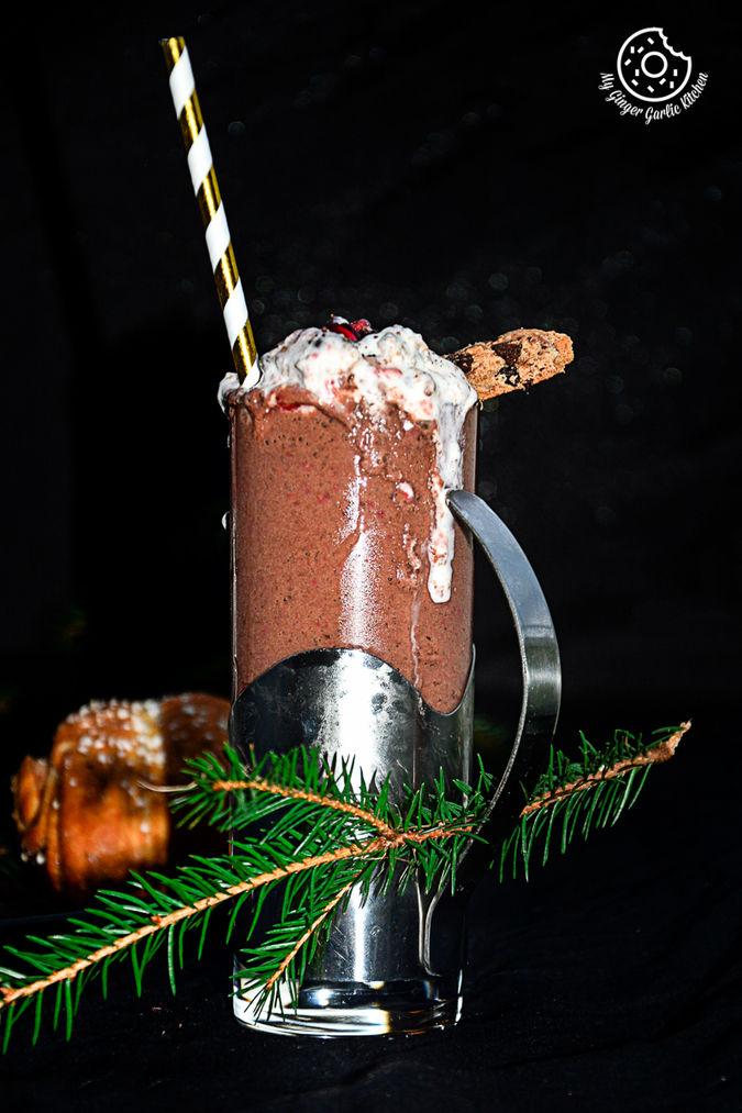 Banana Berry Choco Coffee Smoothie My Ginger Garlic Kitchen