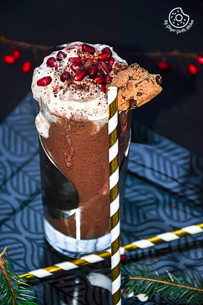 Banana Berry Choco Coffee Smoothie My Ginger Garlic Kitchen