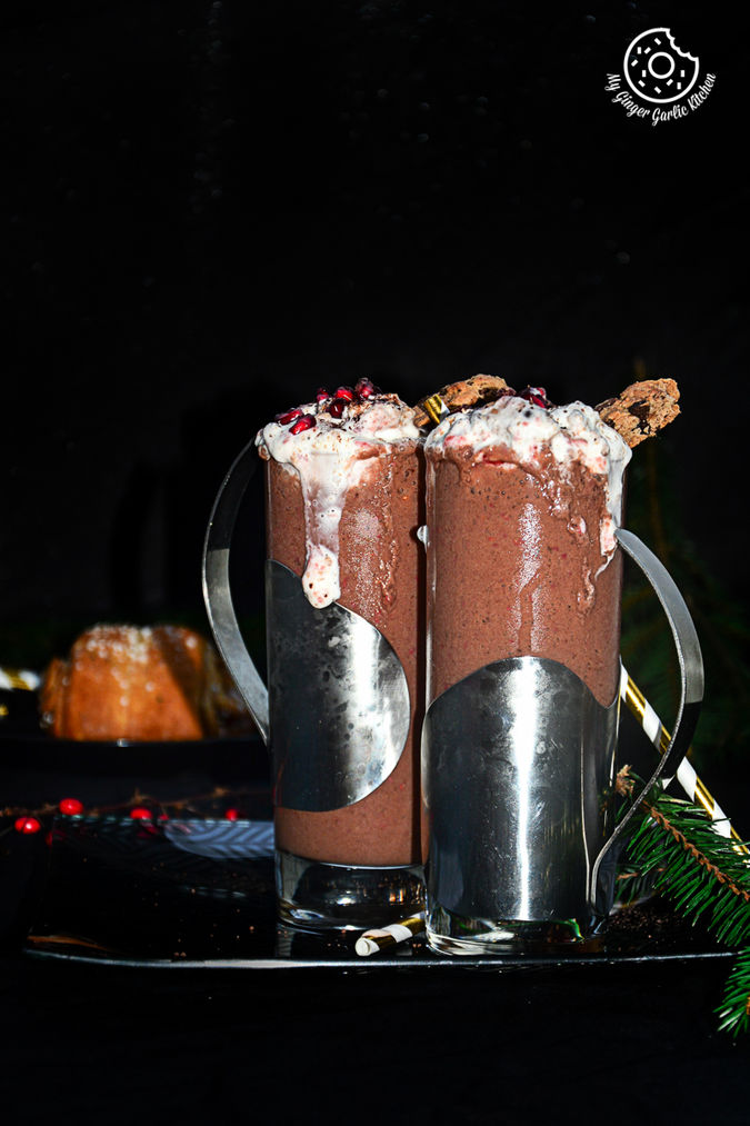 Banana Berry Choco Coffee Smoothie My Ginger Garlic Kitchen