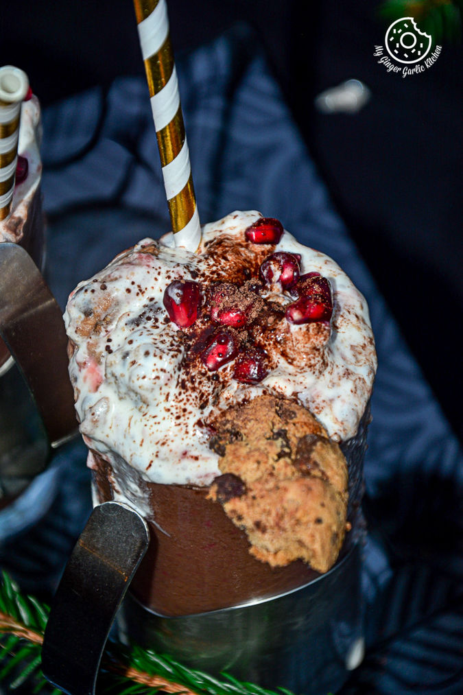 Banana Berry Choco Coffee Smoothie My Ginger Garlic Kitchen