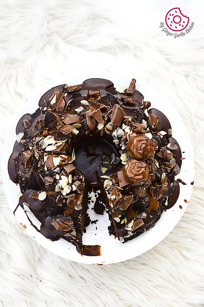 Image of Persimmon Chocolate Bundt Cake (with Video)