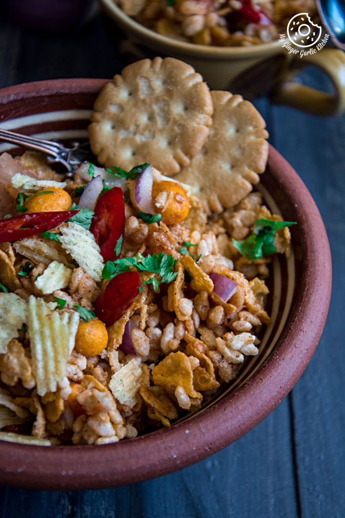 Rice Krispie Cornflakes Bhel Cornflakes Mixture Bhel Puri Recipe My