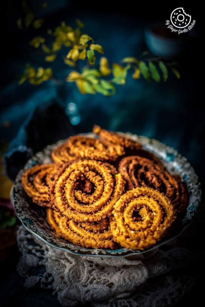 Chakli Recipe Rice Flour Chakli Rice Murukku (Fried & Baked) My
