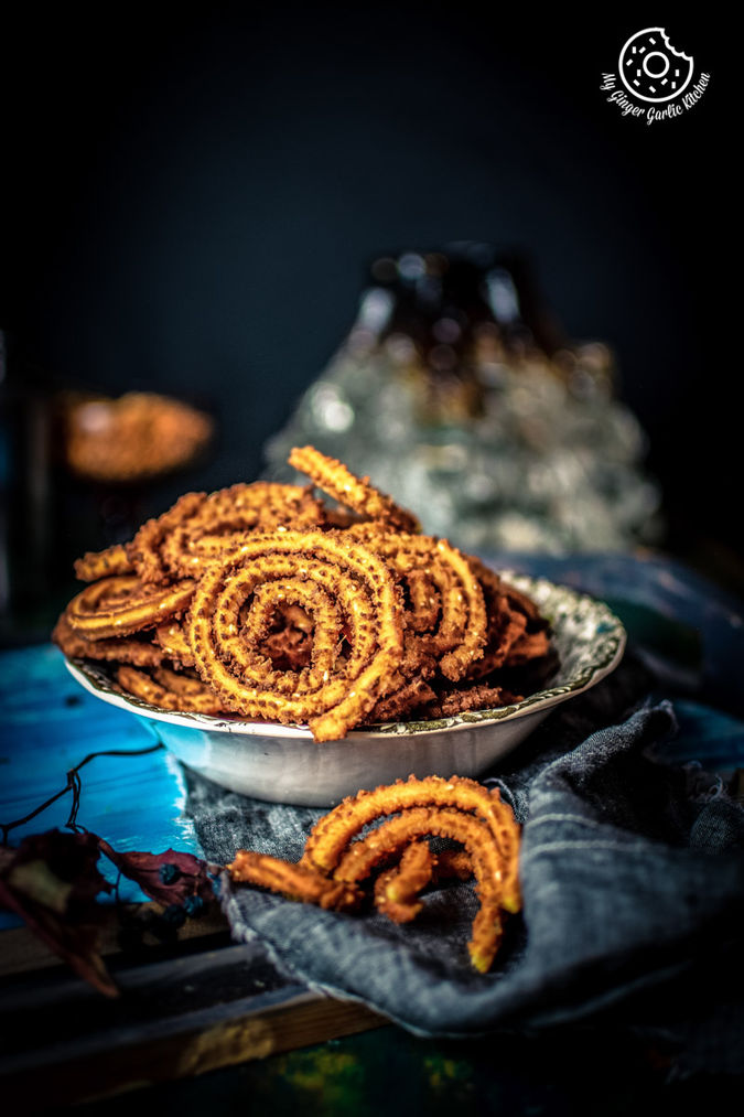 Chakli Recipe Rice Flour Chakli Rice Murukku (Fried & Baked) My