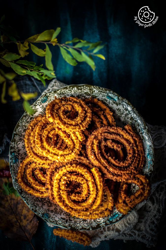 Chakli Recipe Rice Flour Chakli Rice Murukku (Fried & Baked) My