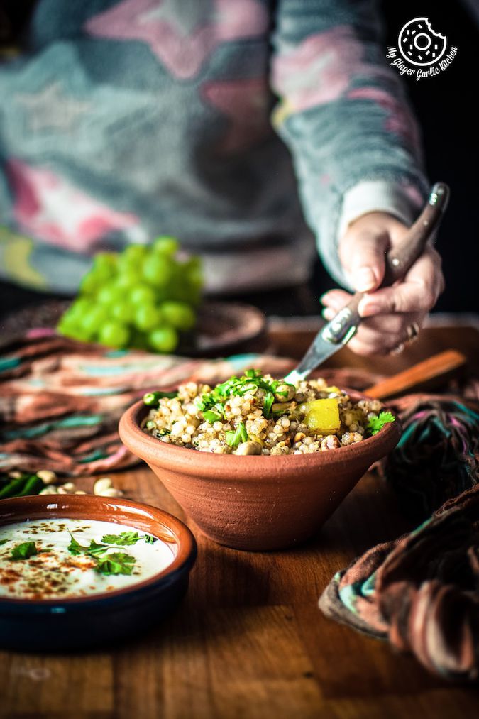 Sabudana Khichdi Recipe Make Perfect NonSticky Sabudana Khichdi My