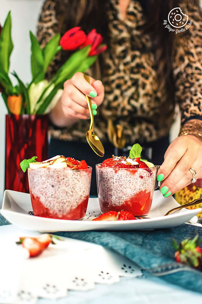 Image of Strawberry Chia Pudding