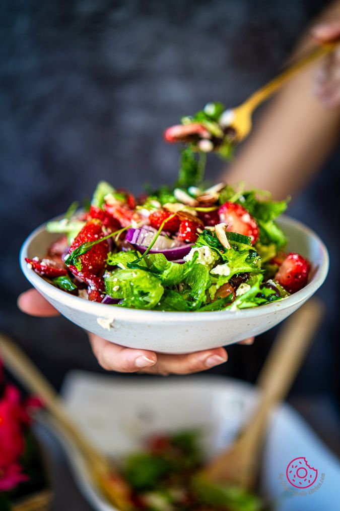 Strawberry Salad Step By Step Video Recipe My Ginger Garlic Kitchen   675px Strawberry Salad 3 