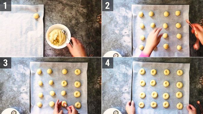 Thumbprint Cookies - (Step-By-Step + Video Recipe)