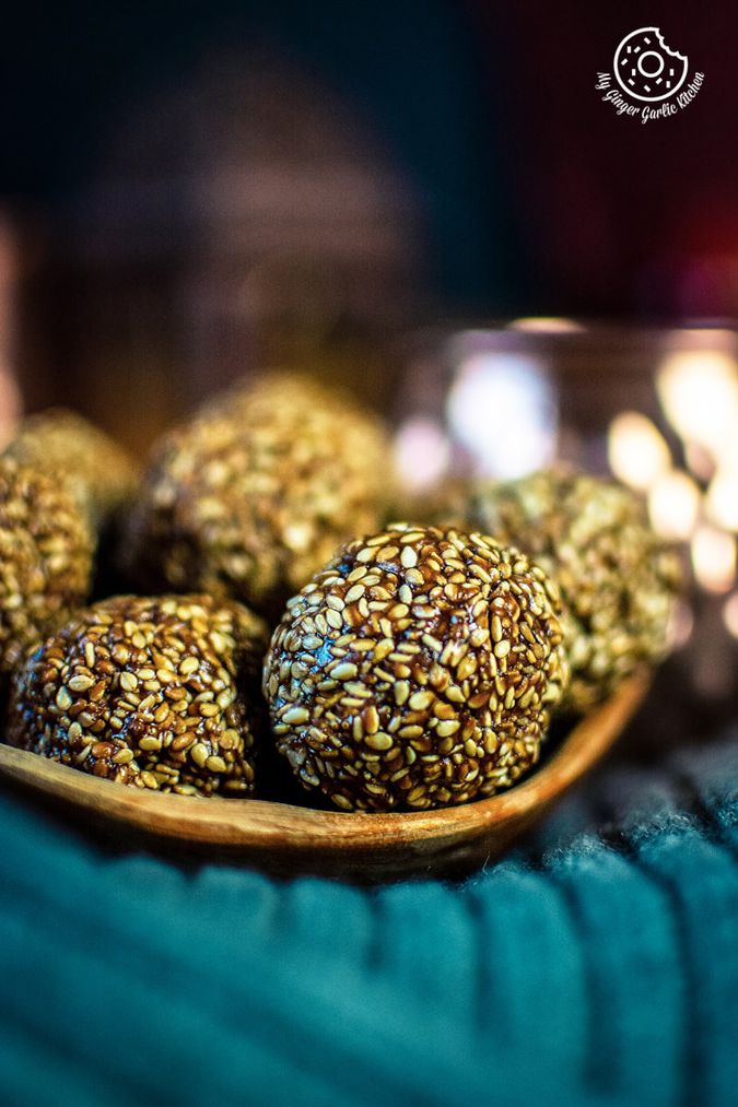 Image of Til Laddu - Tilgul (Sesame Seeds Laddu)