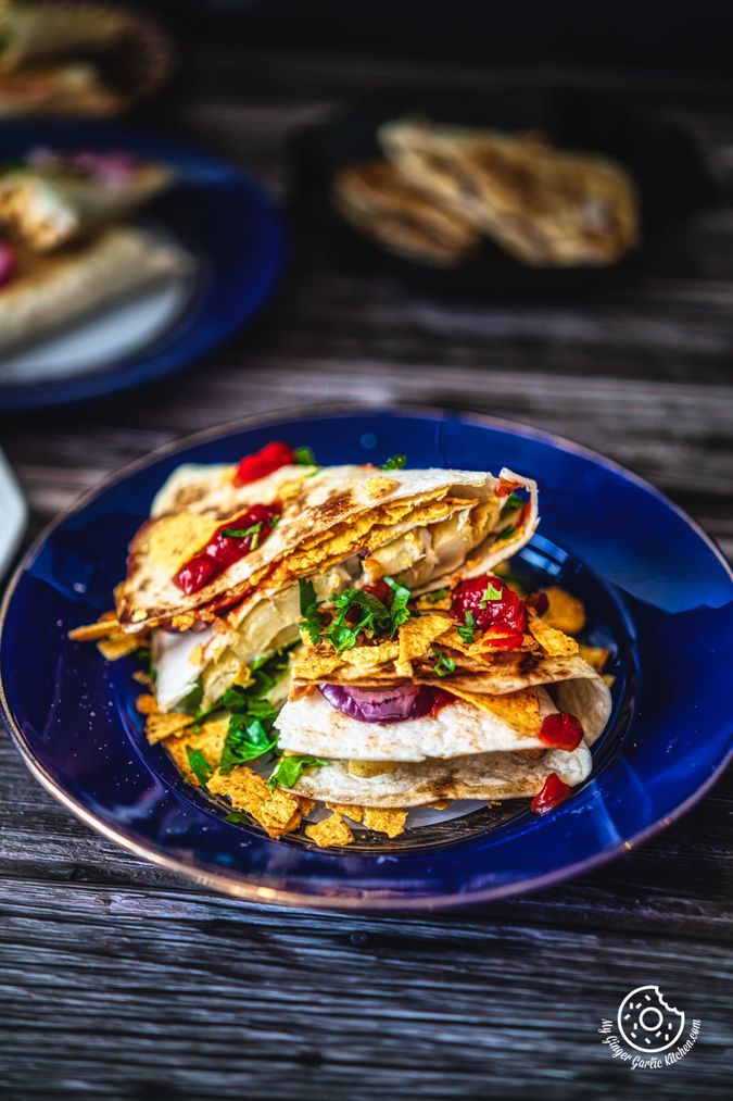 TikTok Tortilla Wrap Hack Recipes (6 Easy Vegetarian Filling Ideas