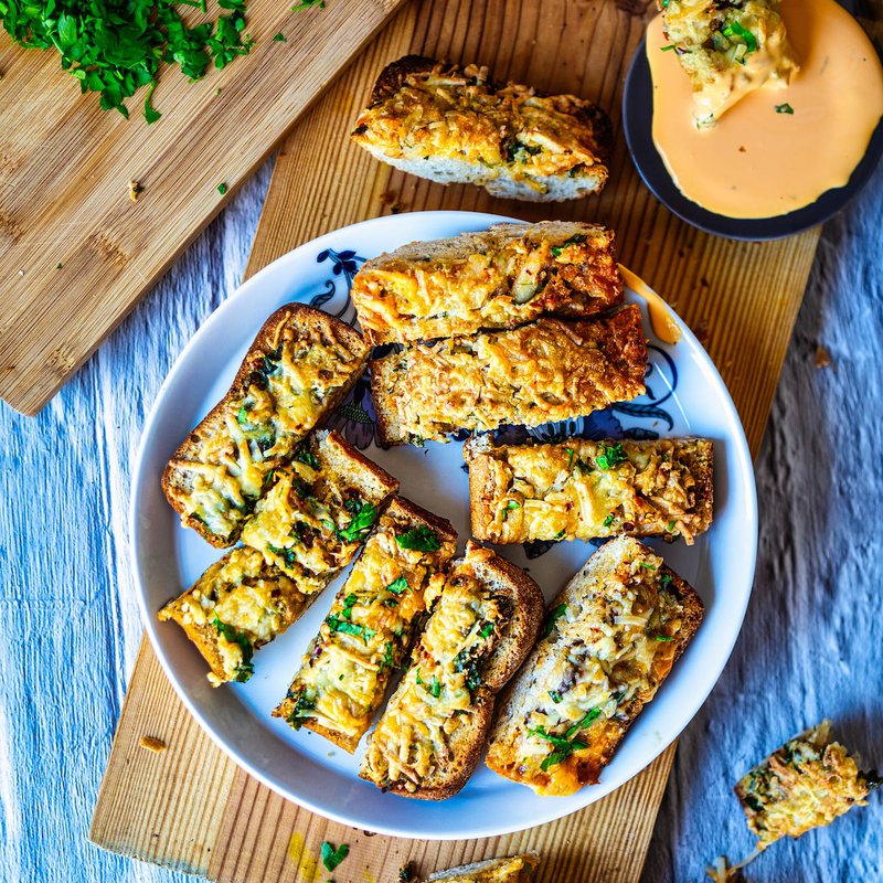 Air Fryer Garlic Bread