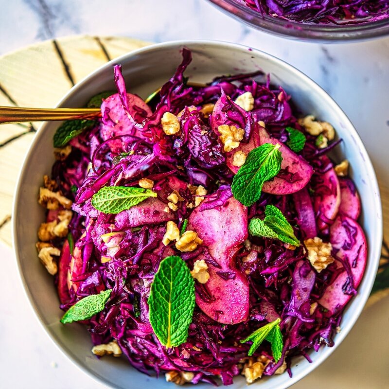 Cabbage Apple Salad
