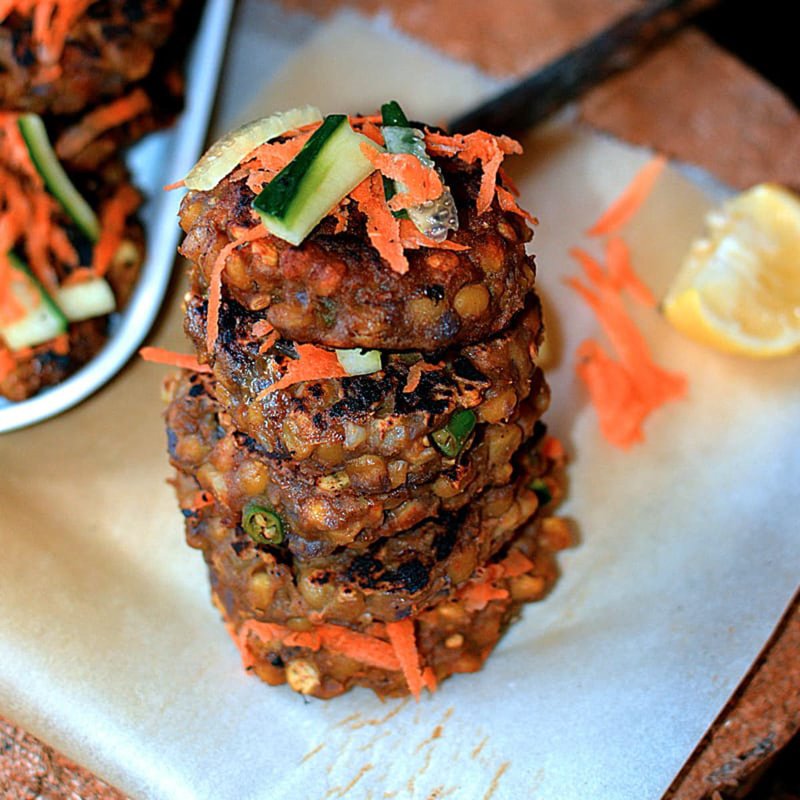 Chana Dal Cabbage Tikki