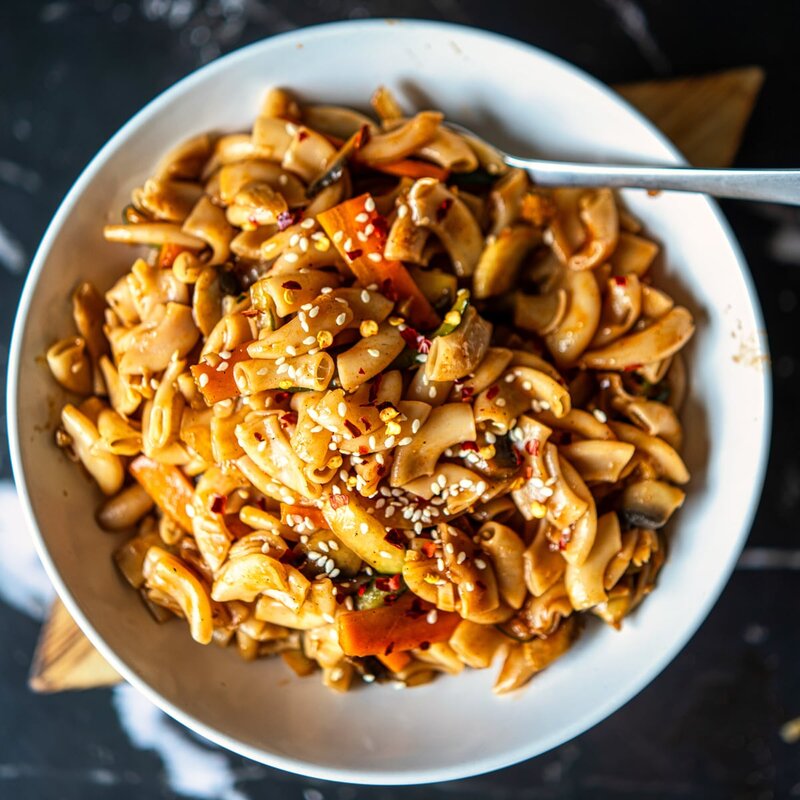 Chow-Mein Style Macaroni