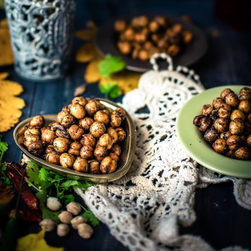 Crispy Fried Chana Masala - Crunchy Crispy Chickpeas