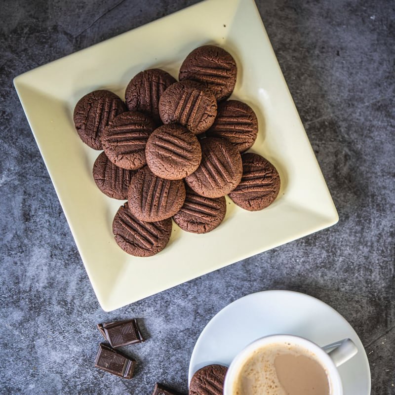 3-Ingredient Eggless Nutella Cookies