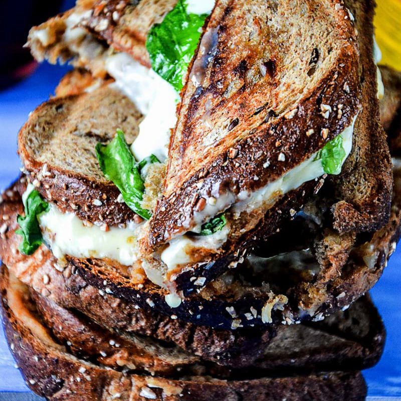 Grilled Cheese Spiced Potato Sandwich
