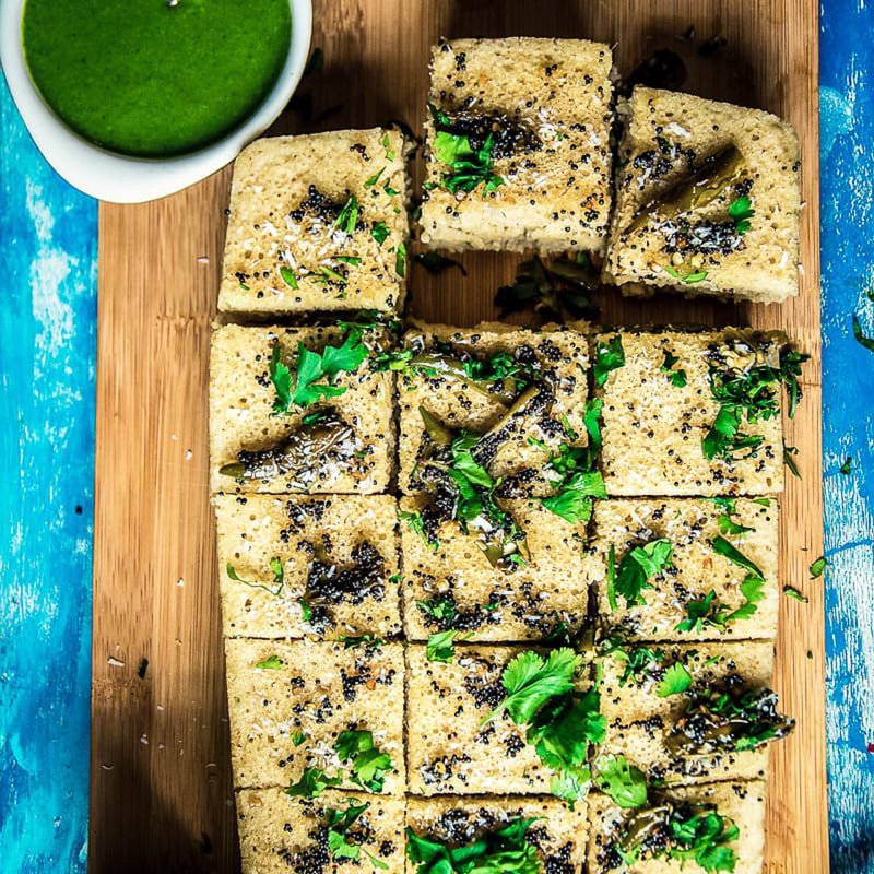 Instant Oats Rava Dhokla Recipe - Oats Suji Ka Dhokla